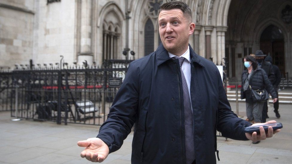 Stephen Yaxley-Lennon, known as Tommy Robinson