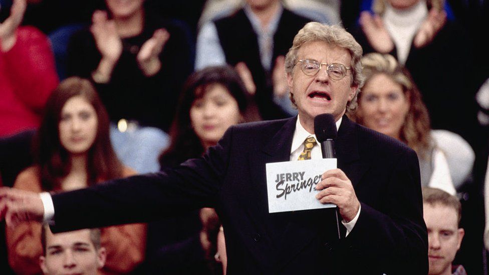 Jerry Springer on his show