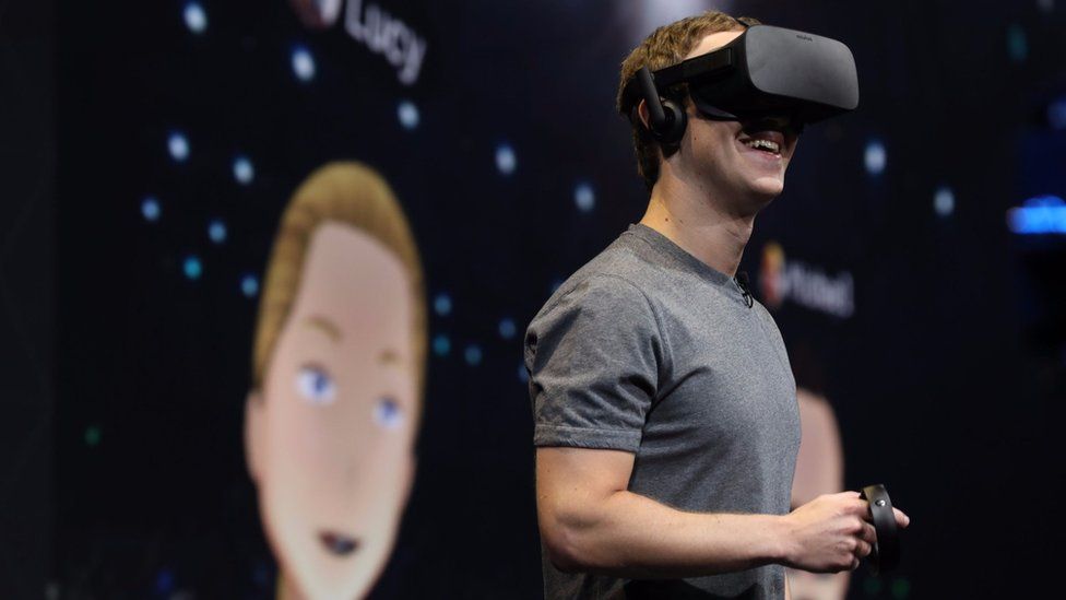 Mark Zuckerberg demonstrated the social VR environment on stage