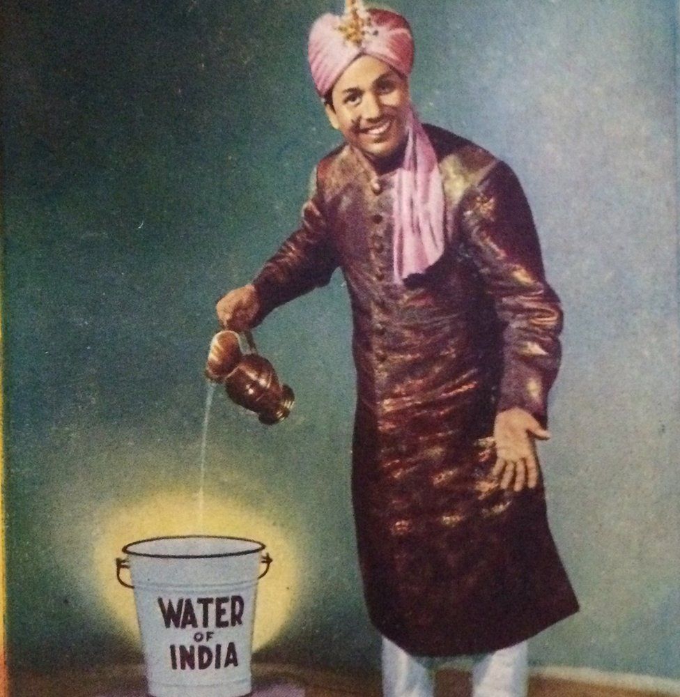 PC Sorcar performing the Water of India trick