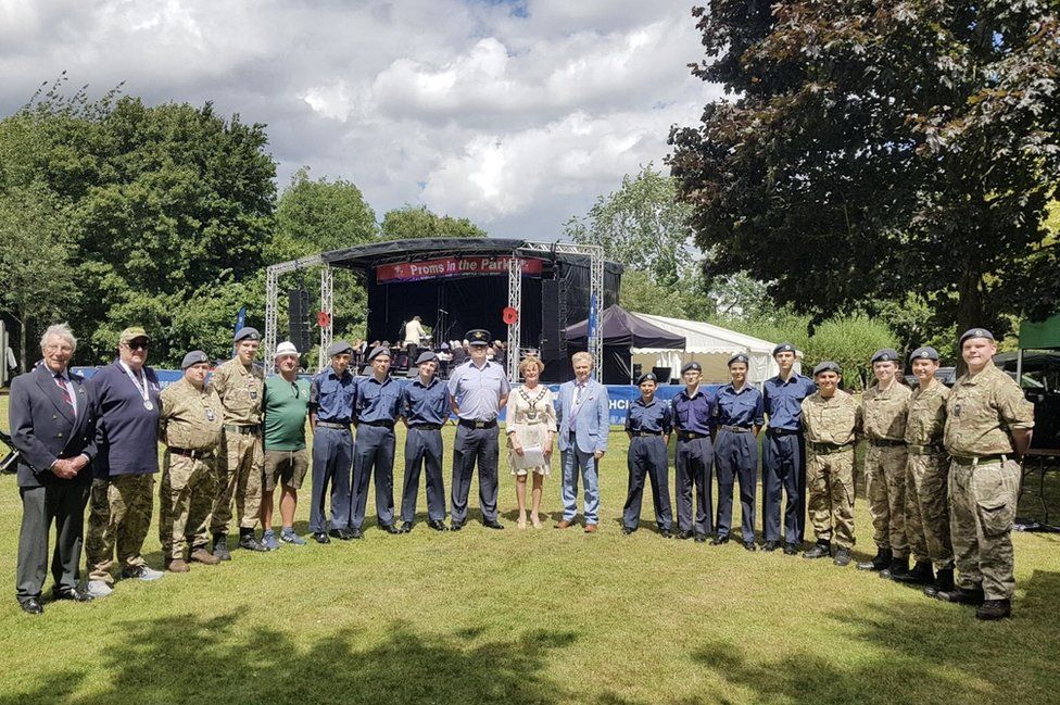 Armed Forces Day event in West Bridgford
