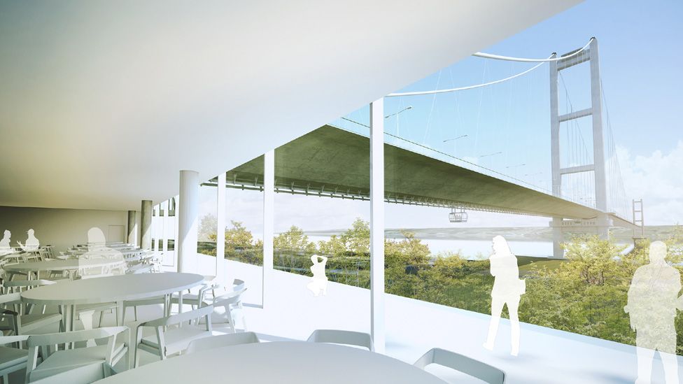 View of proposed restaurant