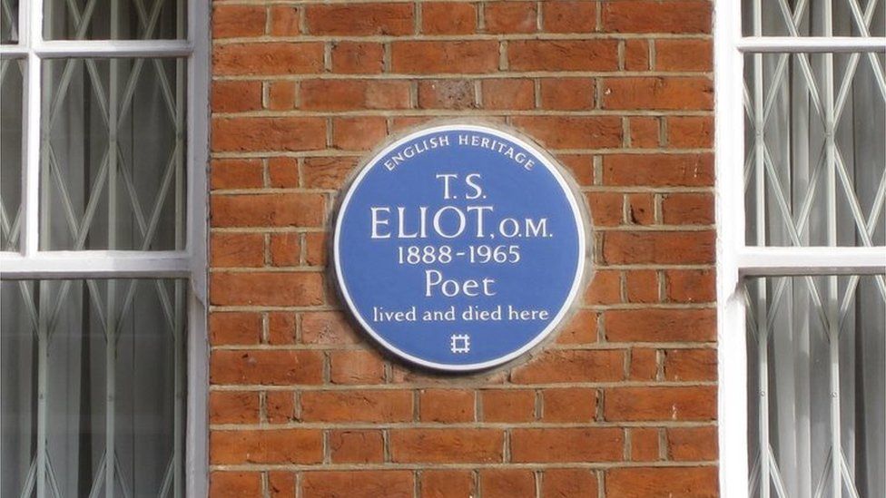 TS Eliot's plaque