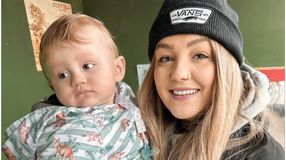Natalie Clarkson and her son Giovanni