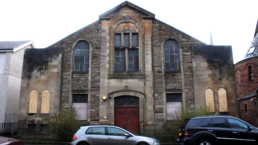 Exterior of synagogue