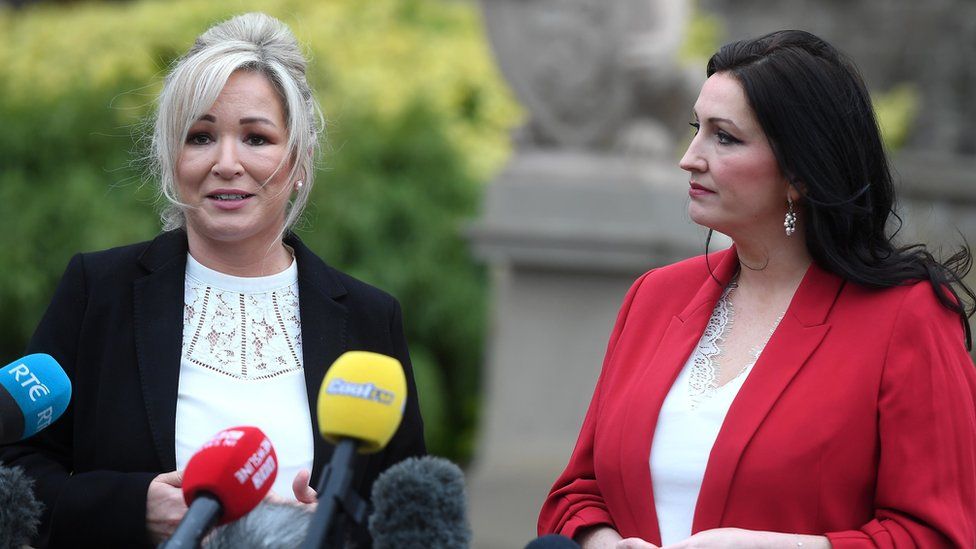 Michelle O'Neill and Emma Little Pengelly