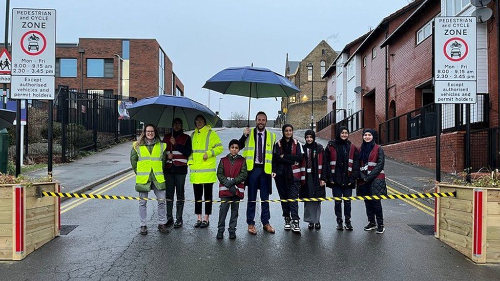 Sheffield school road safety scheme funded by Clean Air Zone money