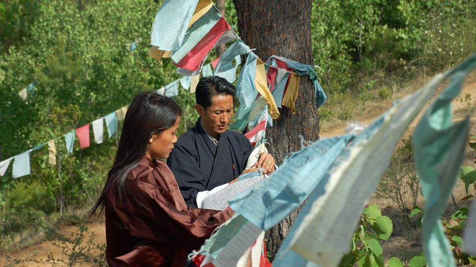 Wangda Dorje and Tshering Choden