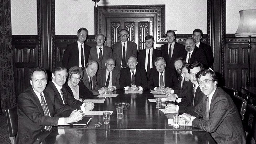 Neil Kinnock's Shadow Cabinet in 1988
