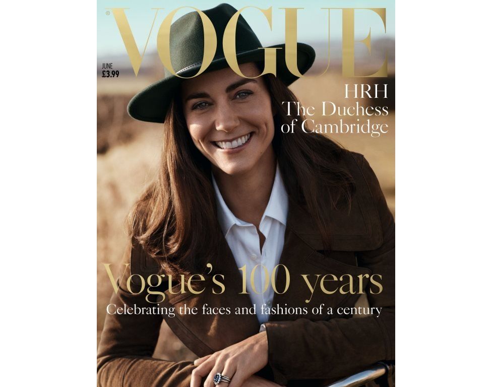 Vogue cover featuring Duchess of Cambridge