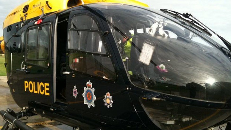 A Gwent Police helicopter
