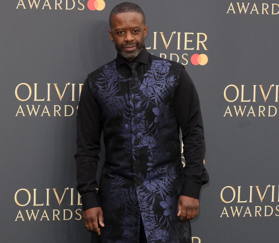 Adrian Lester attends The Olivier Awards 2024 at The Royal Albert Hall on April 14, 2024 in London, England