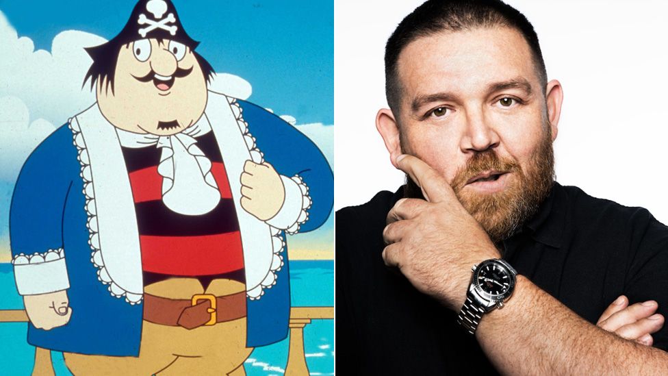 Captain Pugwash and Nick Frost