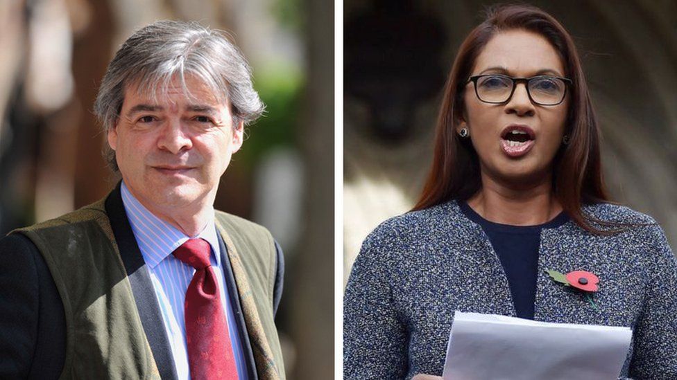 Rhodri Colwyn Philipps and Gina Miller composite