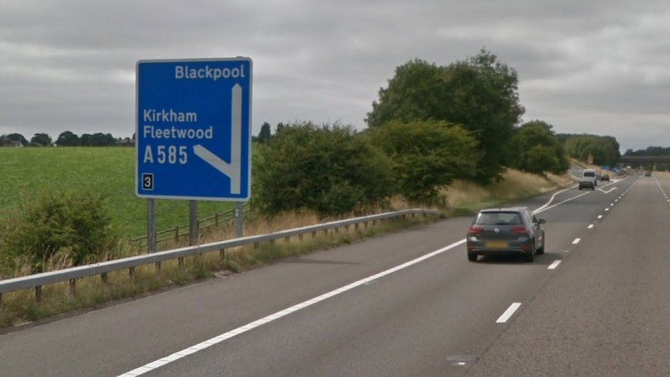 Sign on M55