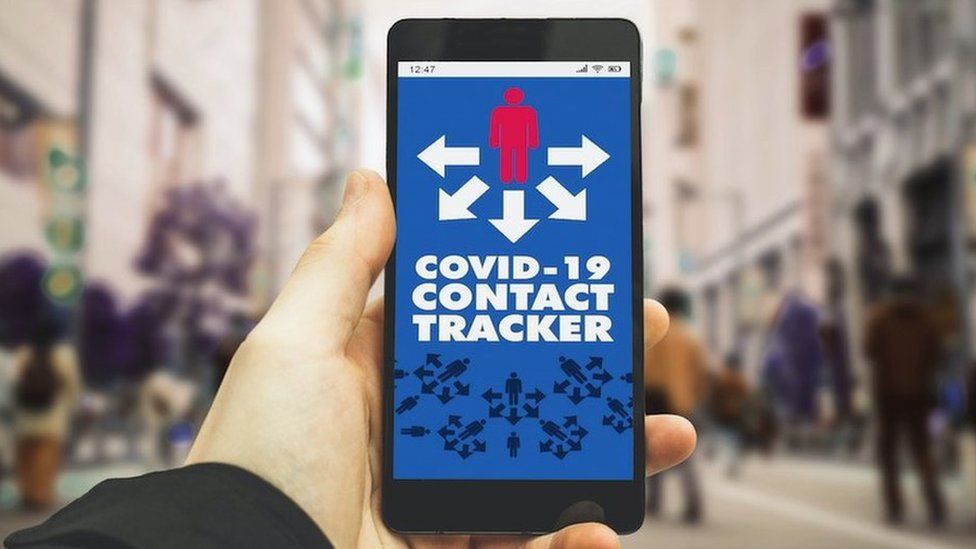 Contact tracker app