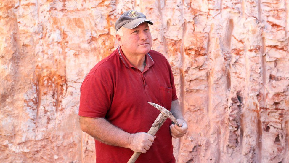 John Dunstan is a second-generation opal miner