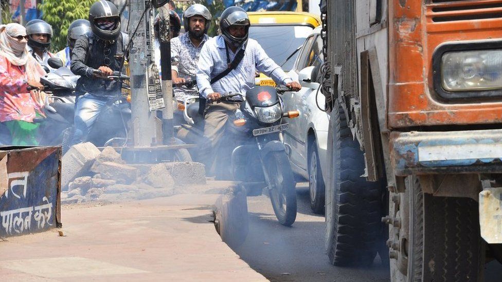 Vehicular pollution in Kanpur