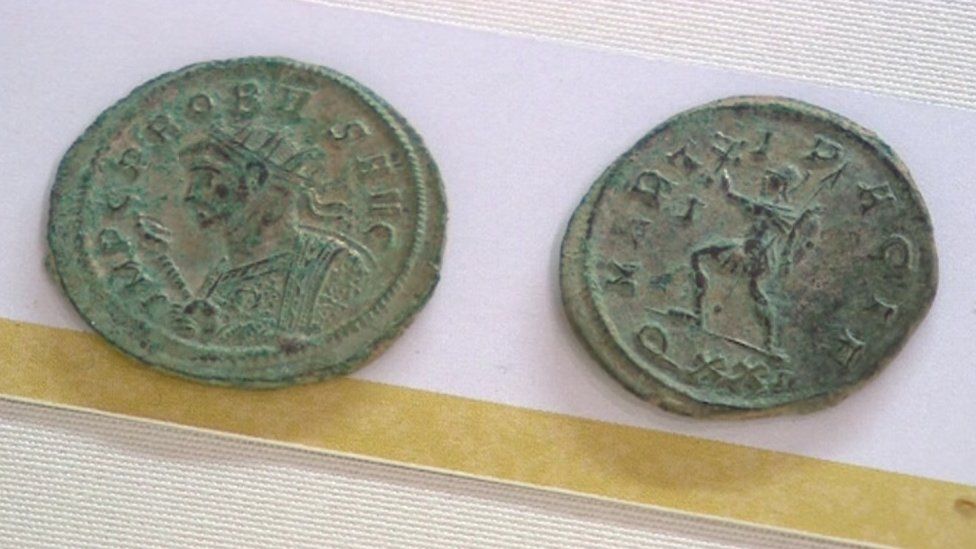 Leominster coins hoard returns home to Mr Treasure BBC News