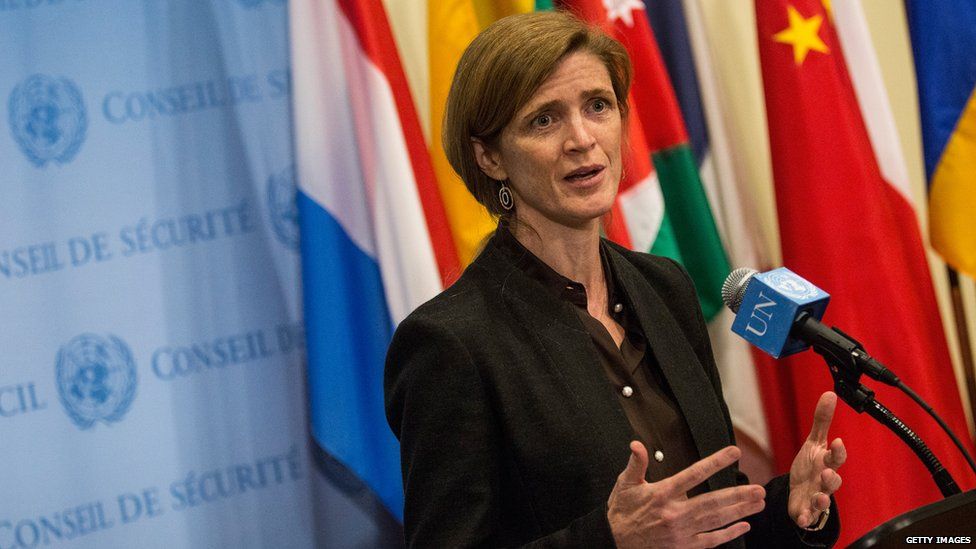 The US ambassador said efforts to block NGO participation "damages the credibility of the UN"