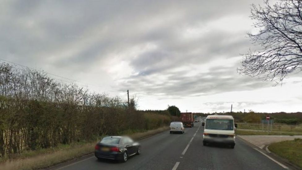 A5 Staffordshire van crash leaves man seriously hurt BBC News