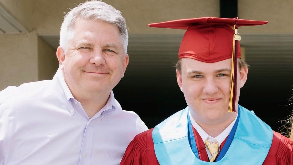 From left to right: Brian Anderson (father) and Lance Lawson (son)