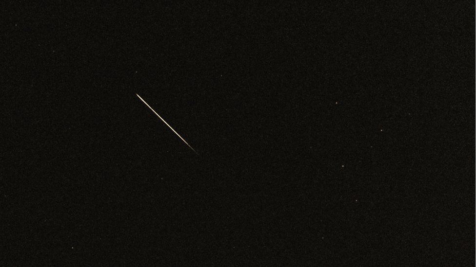 Perseid meteor shower in Scarborough