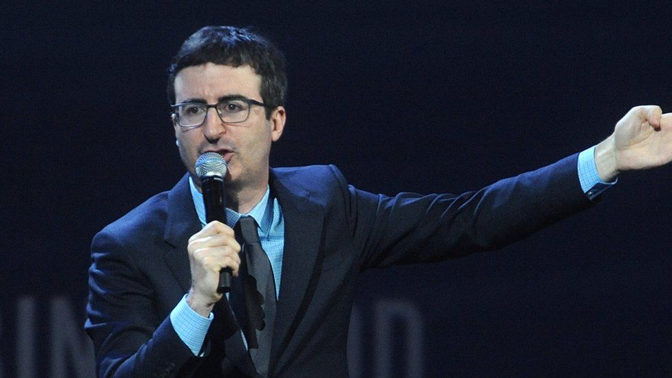 John Oliver performing, May 2014