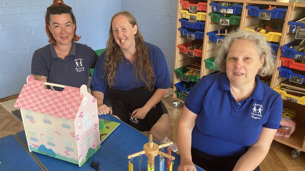 Wendy Robbins, Kirsty Scott-Thomas, Sharon Roberts - Cherubs Community Playgroup