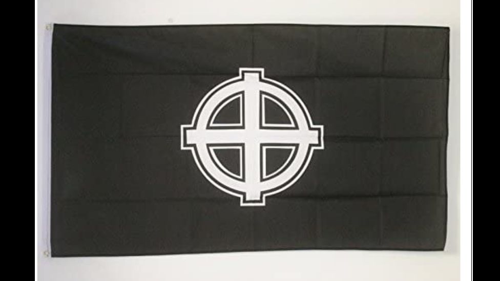 White power flag available to buy on Amazon