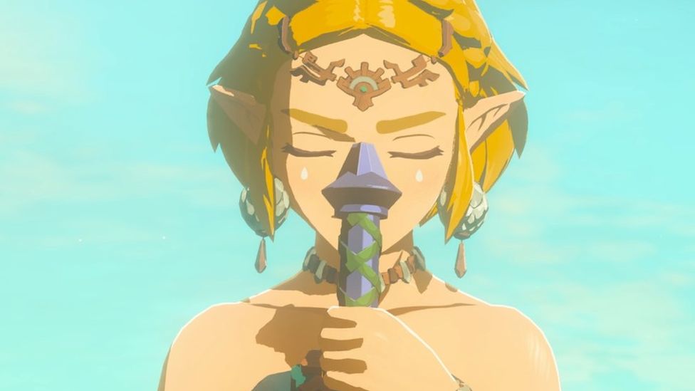 Close up of Zelda