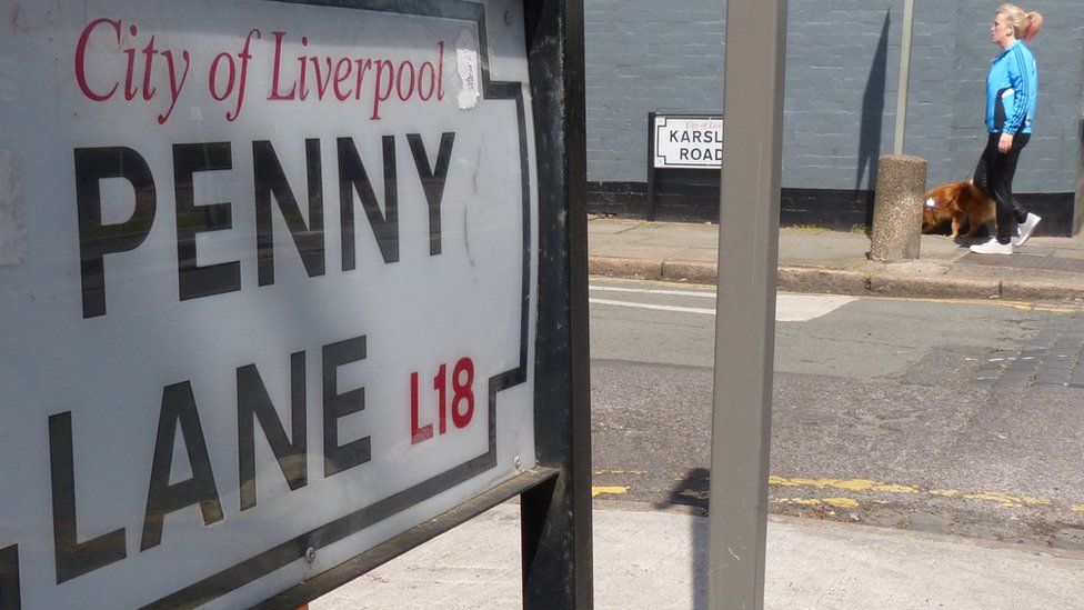 Penny lane, Liverpool