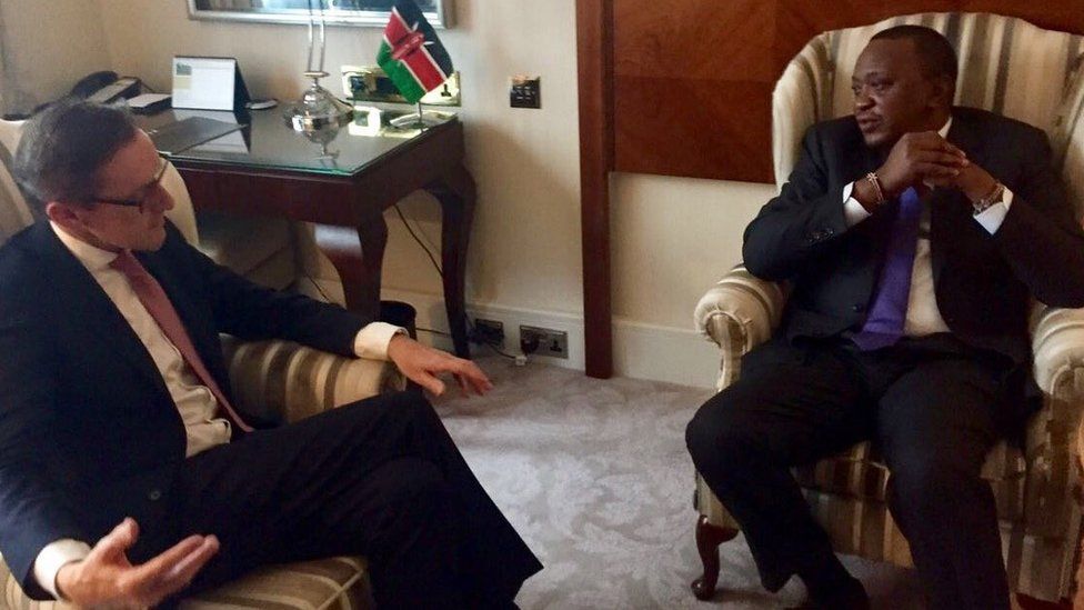 Ian Gorst meets Uhuru Kenyatta