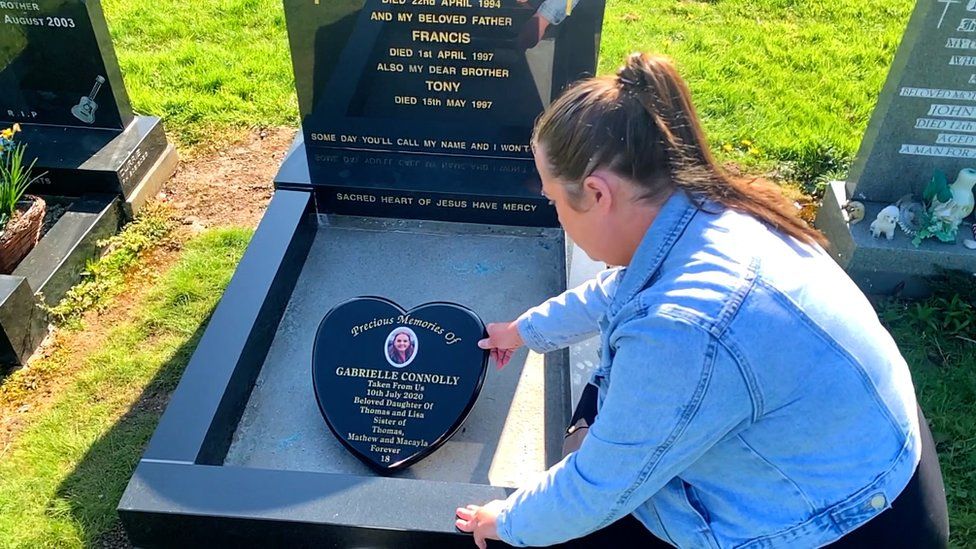 Lisa Arthurs visits her daughter's grave everyday
