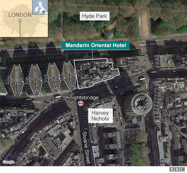 Mandarin Oriental fire Hotel owners thank emergency crews BBC News
