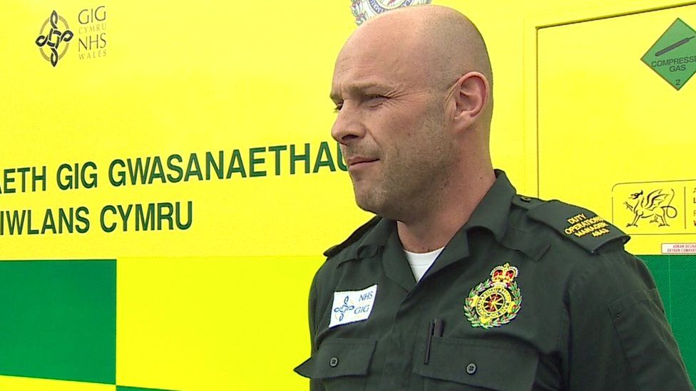 Paramedic Darren Lloyd