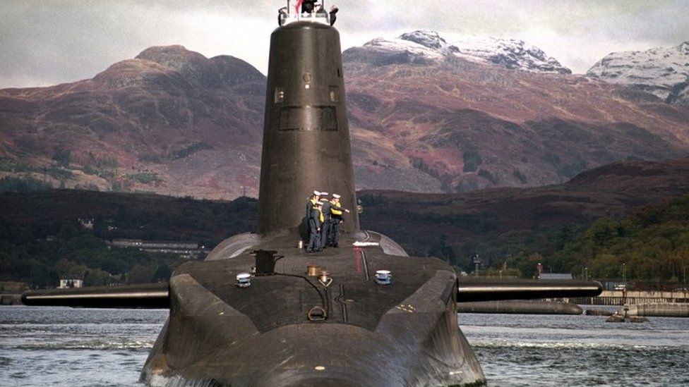 Vanguard nuclear submarine