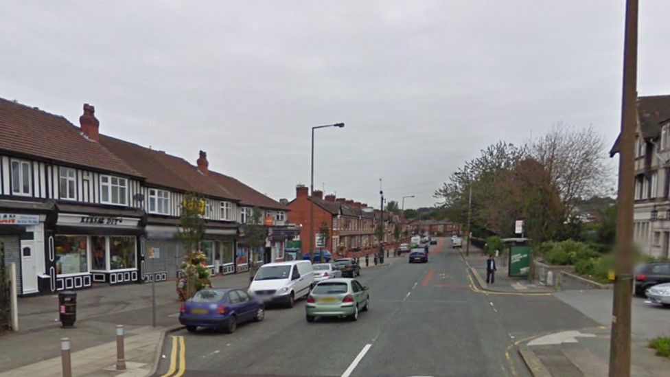 Modern slavery probe after woman found on Salford street - BBC News