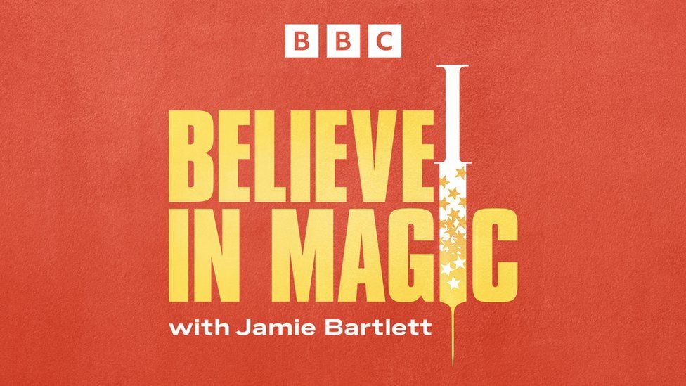 Logo for the Believe in Magic podcast