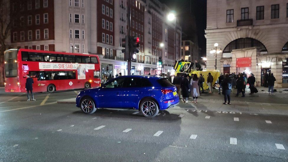 The crash on happened on Baker Street