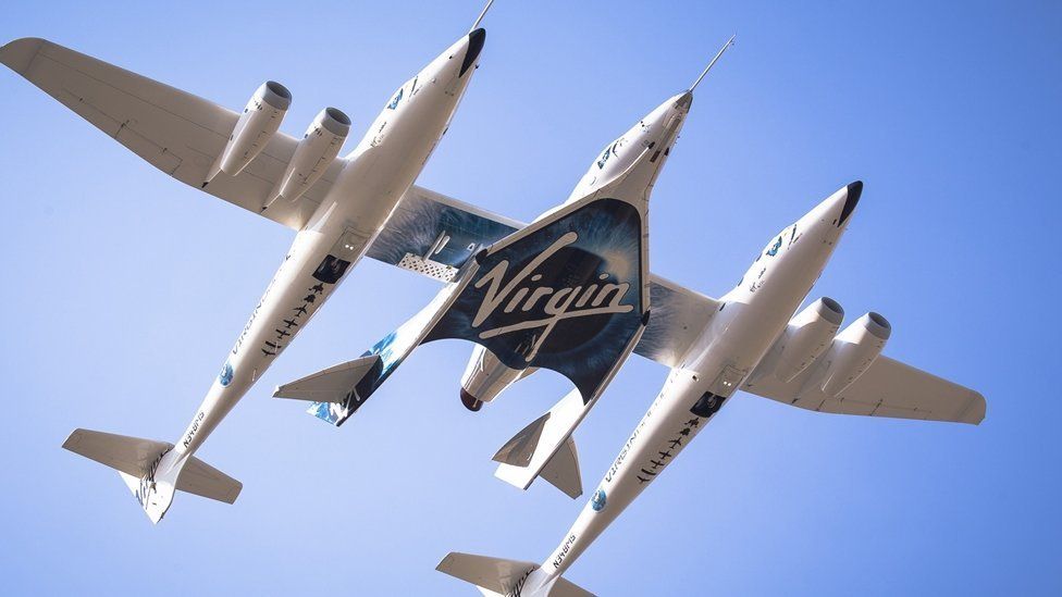 Branson's Virgin Galactic reaches edge of space - BBC News