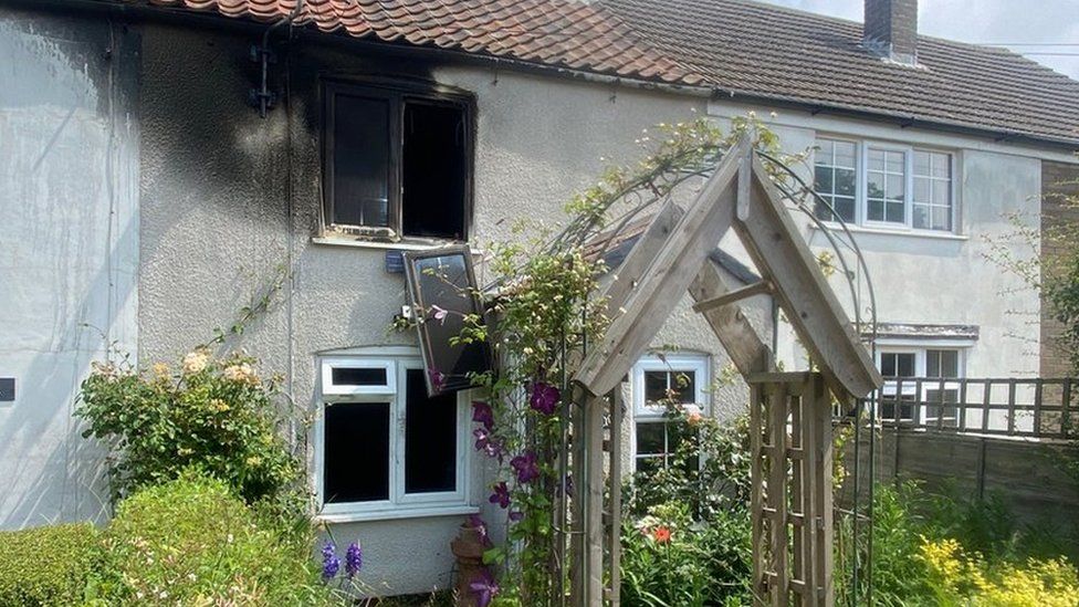 The couple, aged 92, and 83, died in the blaze