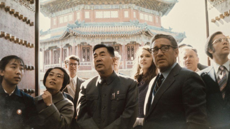Mr Kissinger in Beijing in 1971