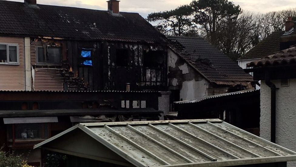 County Down: House Destroyed In Dundrum Fire - BBC News