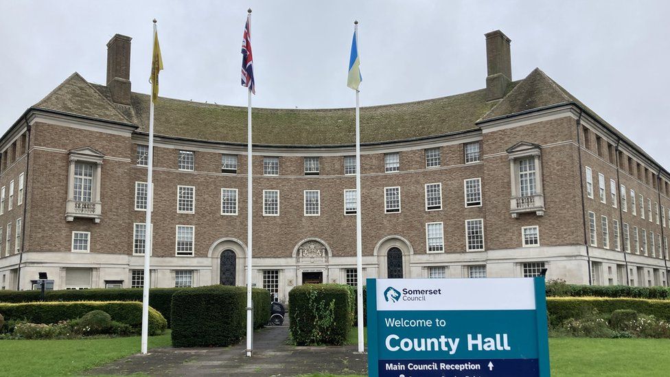 Somerset's County hall building