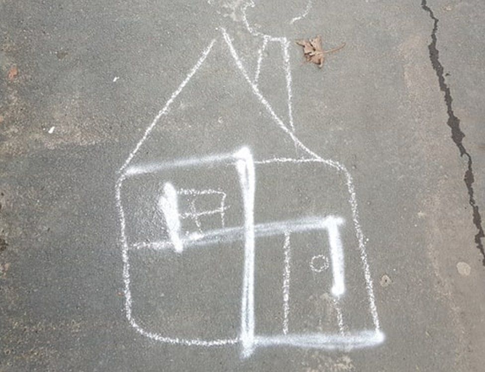 Swastika turned into a house
