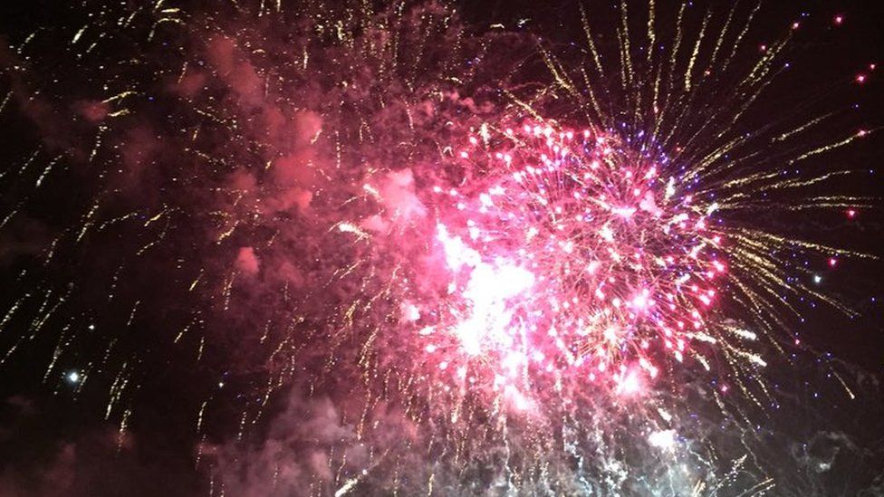 Heveningham Hall fireworks