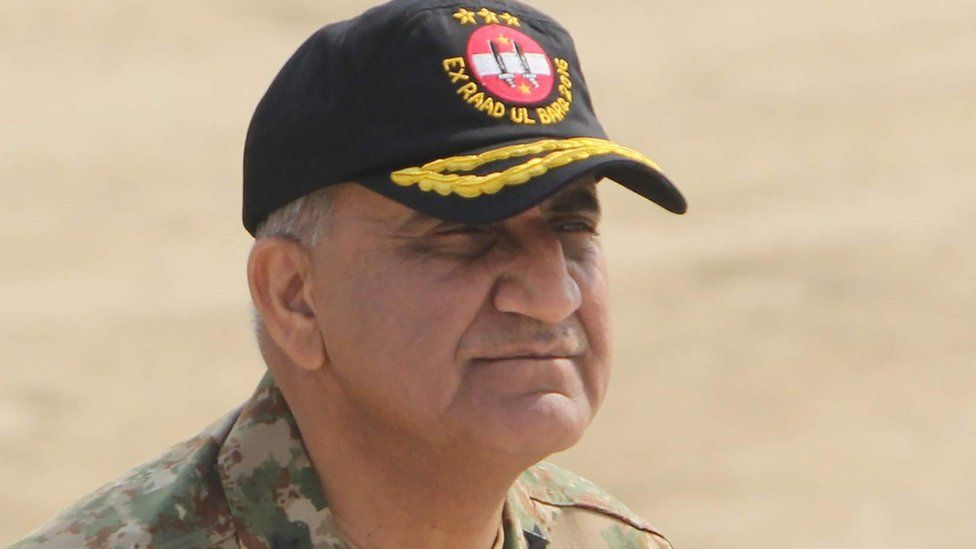 Pakistani Army General Qamar Javed Bajwa in Bahawalpur district, Nov 2016