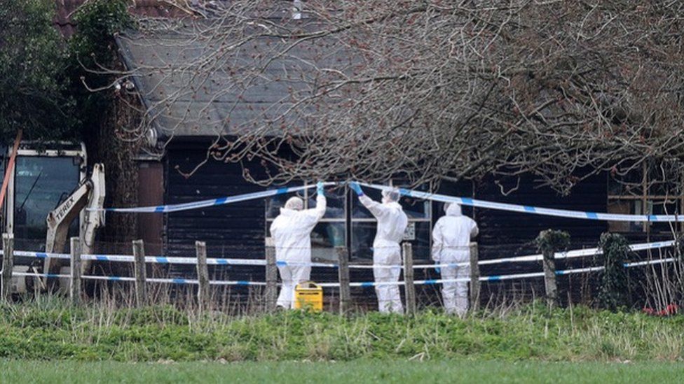 Woodmancote murder probe: Family of four found dead in house are named ...