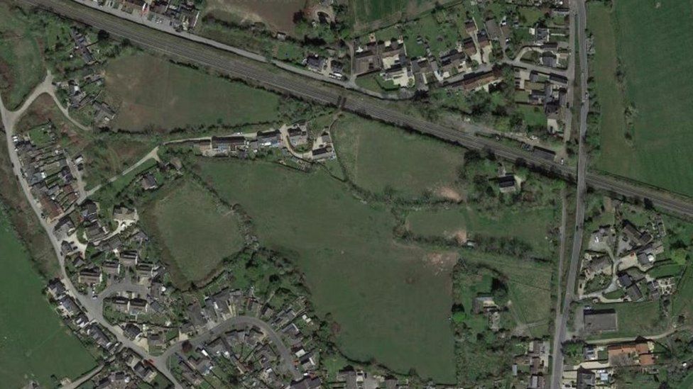 An Aerial view of the Purton site